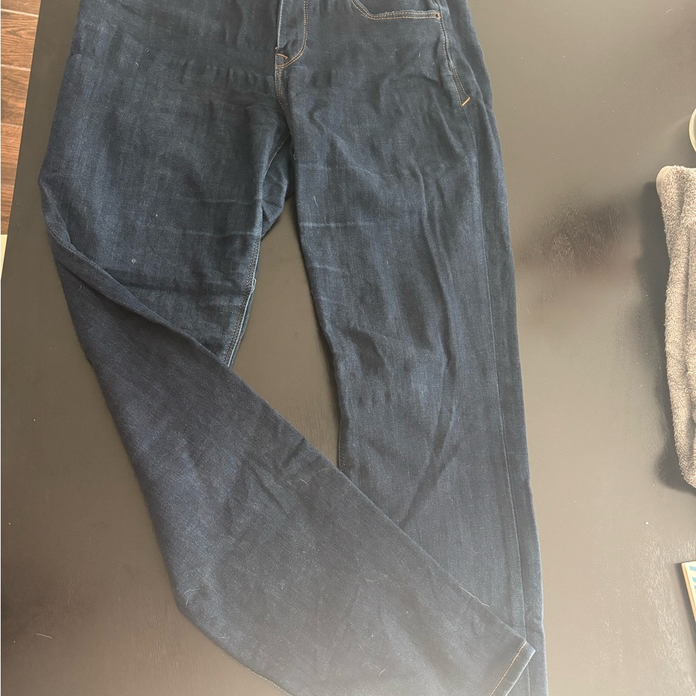Express Women's Dark Blue Skinny Stretch Jeans Size 6